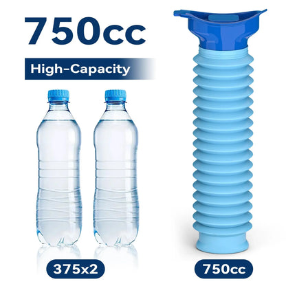 750ML Portable Urinal Bottle – Foldable Emergency Toilet for Travel & Camping