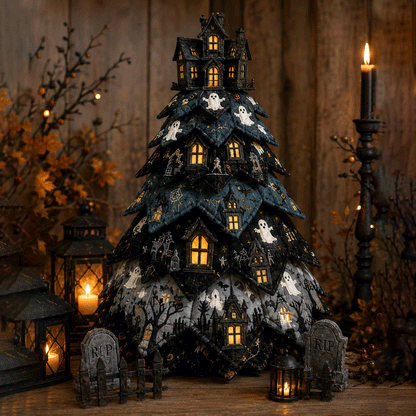 🔥HOT SALES 49% OFF - 🎃 DIY Halloween Quilted Fabric Tree Kit(📦Buy 2 Free Shipping)