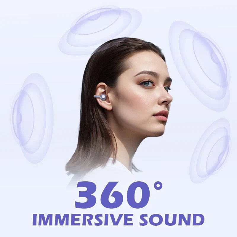 🔥 50% OFF! Open-Ear Clip-On Bluetooth Earbuds 🎧 All-Day Comfort, Immersive Sound & 8–10H Battery!