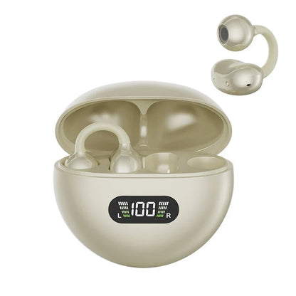 🔥 50% OFF! Open-Ear Clip-On Bluetooth Earbuds 🎧 All-Day Comfort, Immersive Sound & 8–10H Battery!