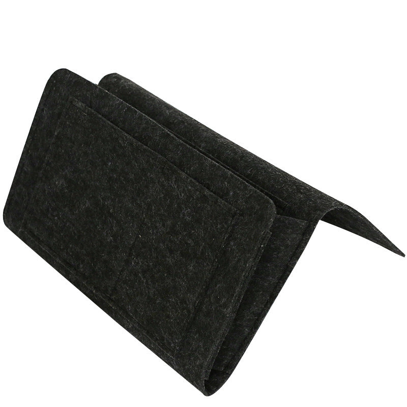 Bedside Caddy, 5 Pockets Felt Bedside Storage Organizer, Hanging Storage Organizer 🛏️
