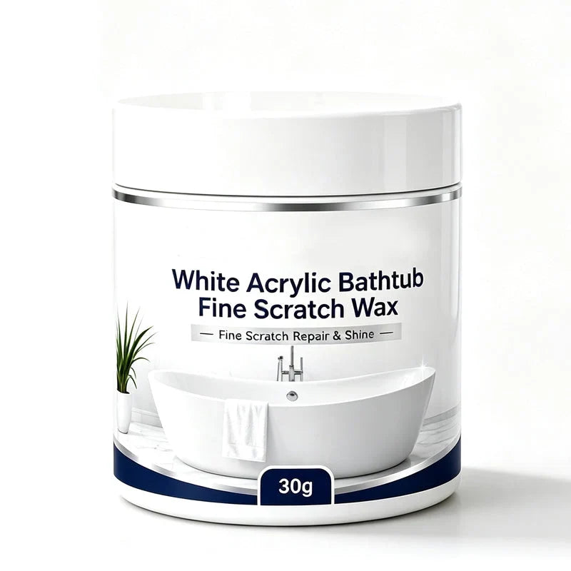 White Acrylic Bathtub Fine Scratch Repair Wax