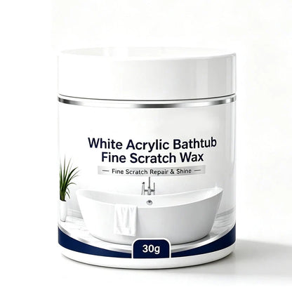 White Acrylic Bathtub Fine Scratch Repair Wax