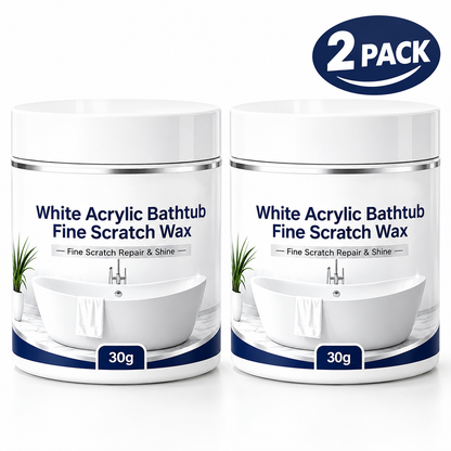 White Acrylic Bathtub Fine Scratch Repair Wax