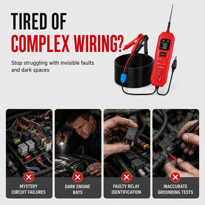 🔥2026 New Upgrade ＆ Hot Sale🔥 2-in-1 Automotive Circuit & Relay Tester – Digital Display ✨