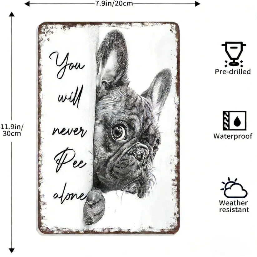 Vintage Black & White Cat Wall Art