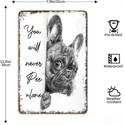 Vintage Black & White Cat Wall Art