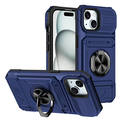 📱 Limited-time 50% Off! 💥 Phone Case With Card Holder & Ring Grip – Kickstand, Magnetic Mount, Drop Protection