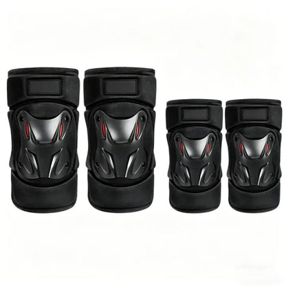 🛡️ LIMITED-TIME 45% OFF! ✨ Motorcycle Knee & Elbow Guard Set – Hard Shell, Articulated, Adjustable 🏍️