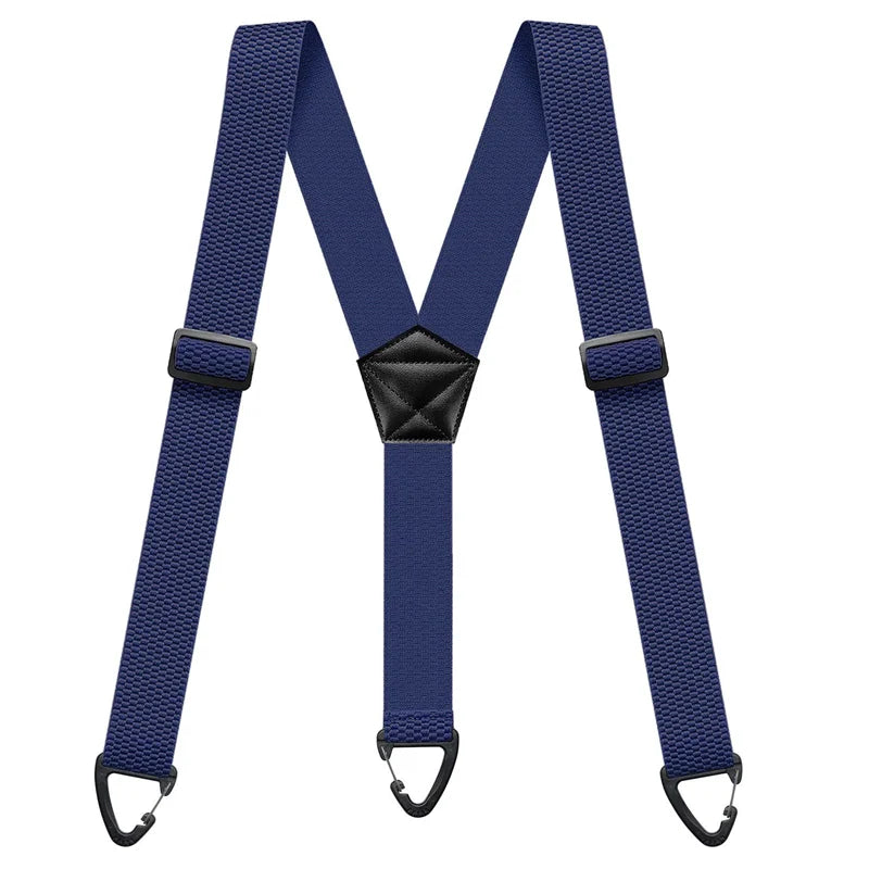 Limited time 50% off-Men's X-Back Suspenders with Hook Clips