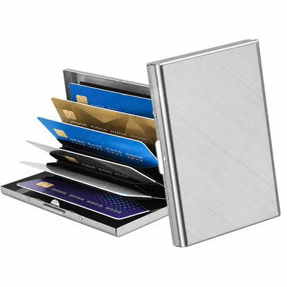 💳 Stainless Steel RFID-Blocking Card Holder
