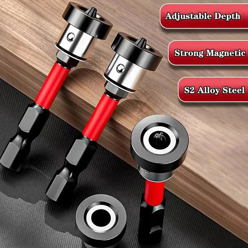 🔩5pcs Drywall Bit Attachment , PH2 Magnetic Drywall Screwdriver Bits