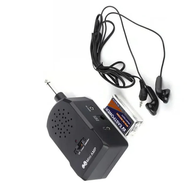 🔥 Mini Guitar Amp Pro 🎸 30W HD Sound 🔊20H Playtime 🔋Busking Ready 🌆