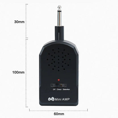 🔥 Mini Guitar Amp Pro 🎸 30W HD Sound 🔊20H Playtime 🔋Busking Ready 🌆