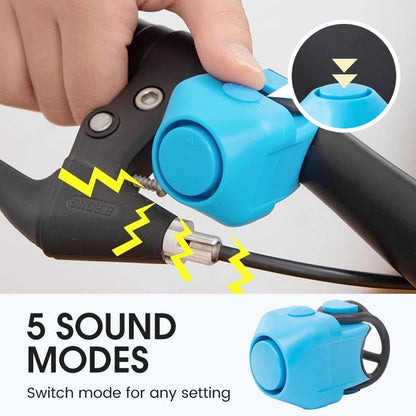Electric Bike Bell with 5 Modes
