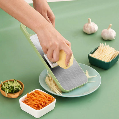 📢 50% OFF NOW! 🔪 Multifunctional Kitchen Chopper with Hand Guard – 5 Blades, Non-Slip Base & Quick Vegetables Chopping 🥕⚠️📦