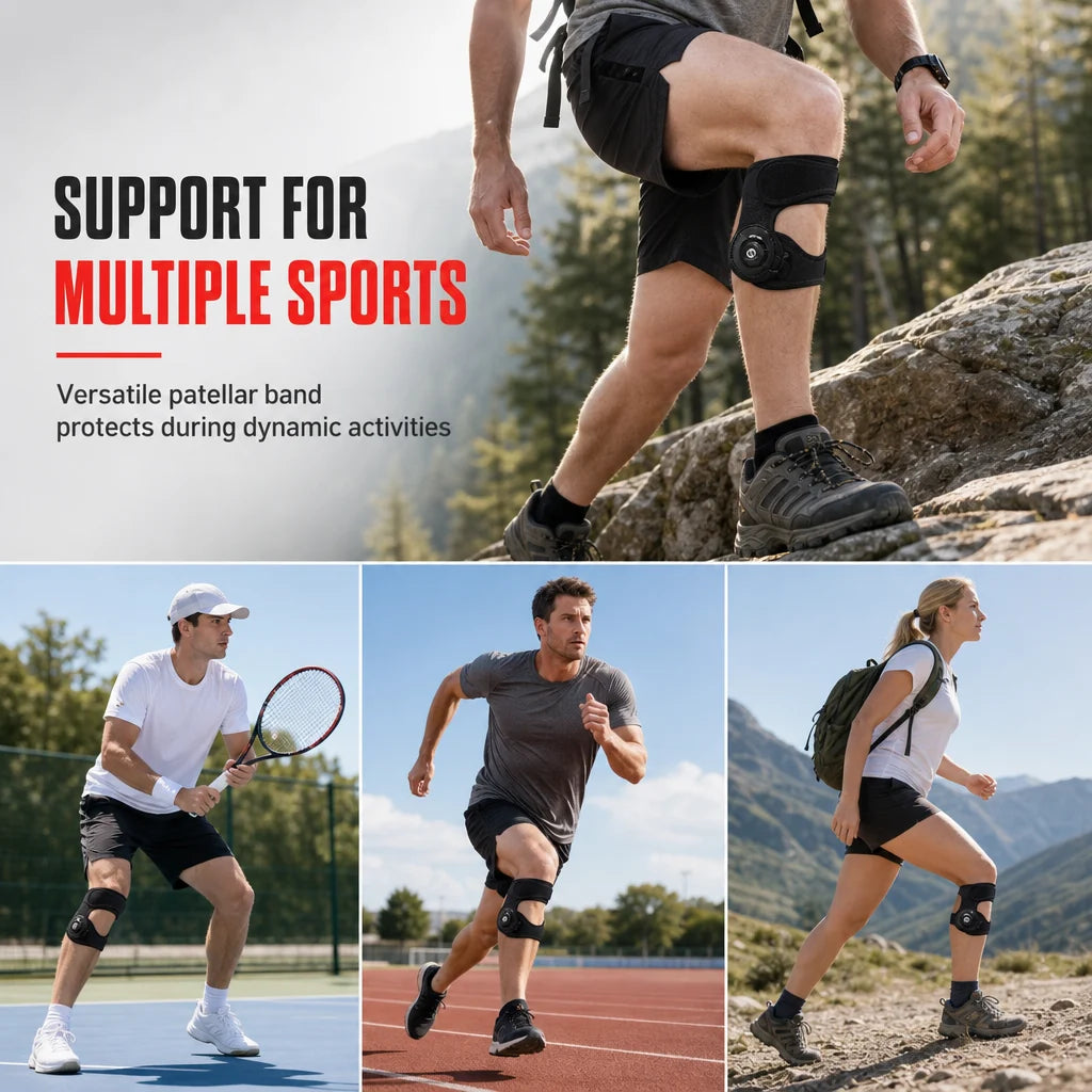 Adjustable Silicone Patella Stabilizer Strap