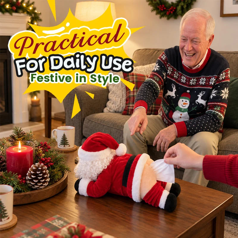 🎁Last Day 49% OFF🔥🎅Funny Santa Butt Tissue Box