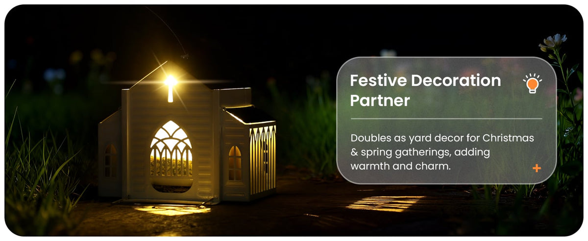 ✝️Last Day 50% OFF-🔥Church-Shaped Solar Bird Feeder🎁Buy 2 Free Shipping