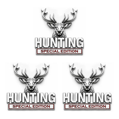 🦌 HUNTING Special Edition 3D Chrome Metal Car Emblem