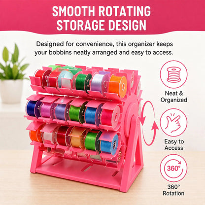 🔥HOT SALES 49% OFF🧵Rotating Bobbin Thread Organizer