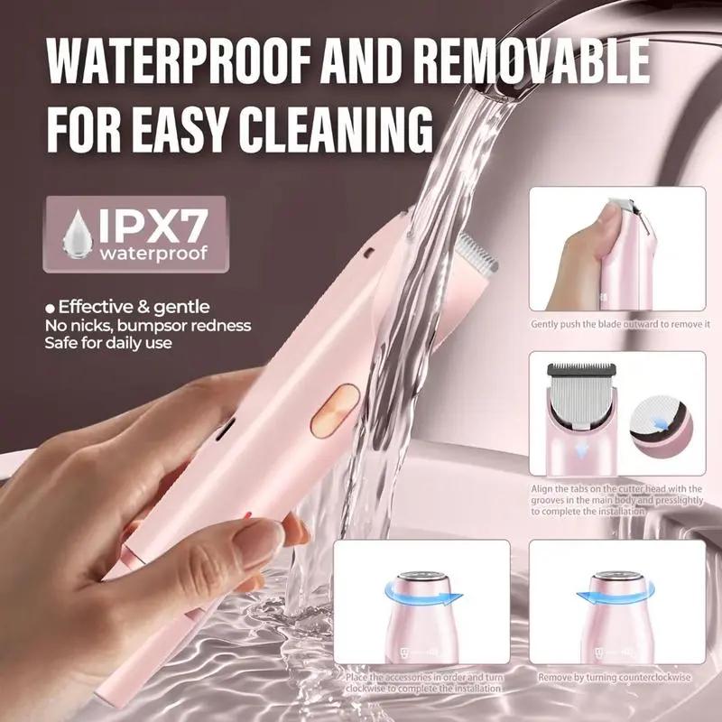 Painless Pubic Hair Trimmer for Women