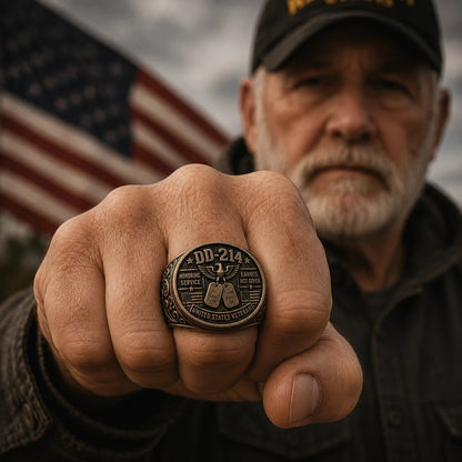 ✨2026 Limited Edition-🎖️ DD-214 Veteran Honor Ring — "All Gave Some & Some Gave All"
