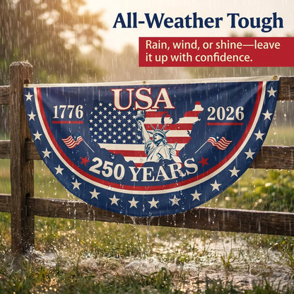 100% Veteran Owned / Handcrafted in USA-250th Anniversary Banner