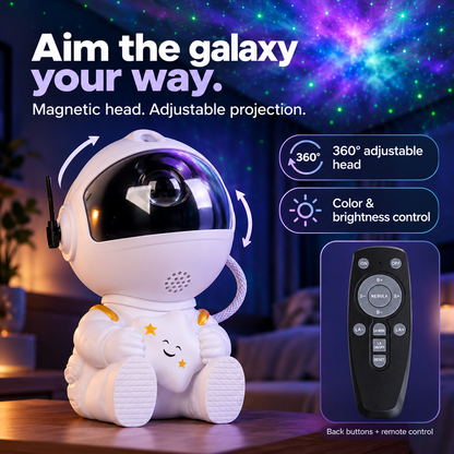 Adjustable magnetic head and physical remote with color and brightness control
