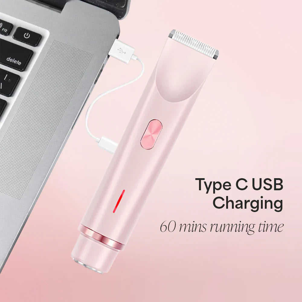 Painless Pubic Hair Trimmer for Women