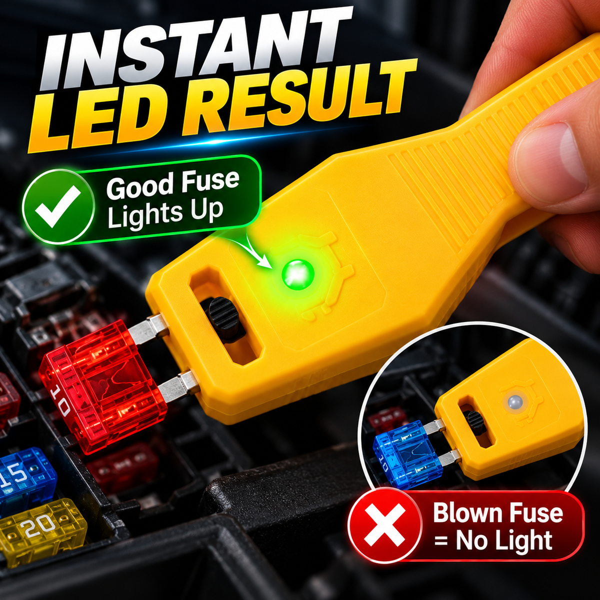 🚗 50% OFF Automotive Fuse Tester – LED Indicator & Built-In Fuse Puller 💡