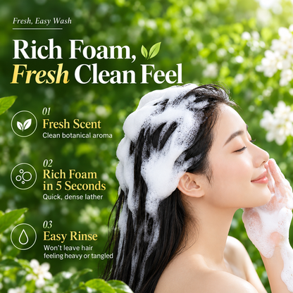 🌿🧼3-in-1 Herbal Shampoo Bar — Scalp Refresh, Oil Control & Stronger-Looking Hair