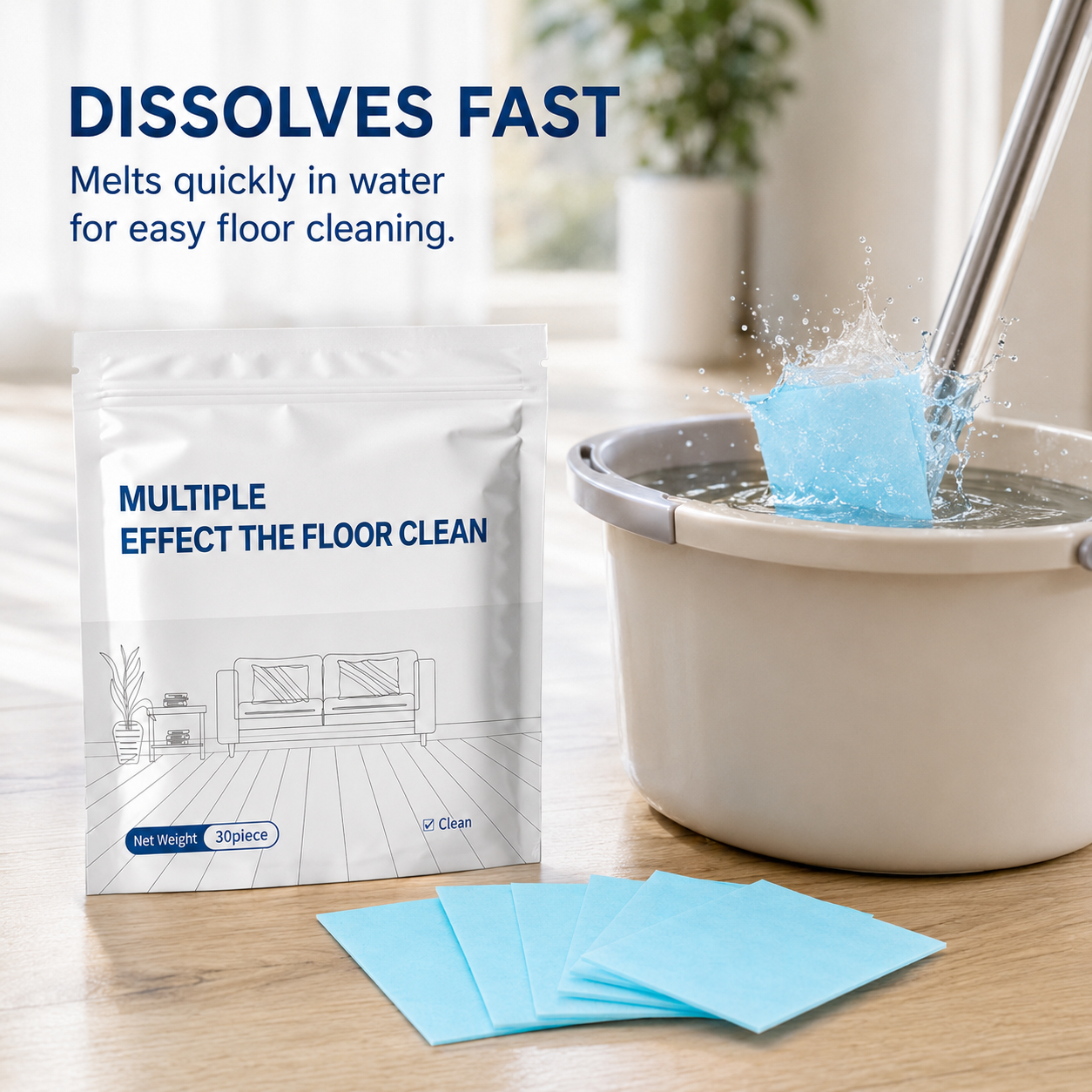 Floor Cleaner—Instant Cleaning, No Residue