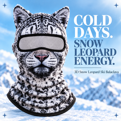🔥🐱3D Cat Ski Balaclava Face Mask with Ears Animal Mask