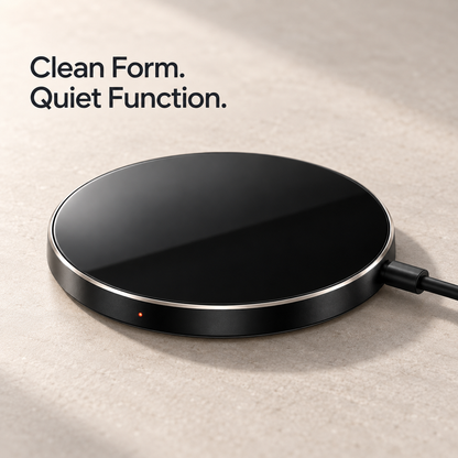 Hidden Under-Desk Wireless Charger ⚡ 0–30mm Charging Pad