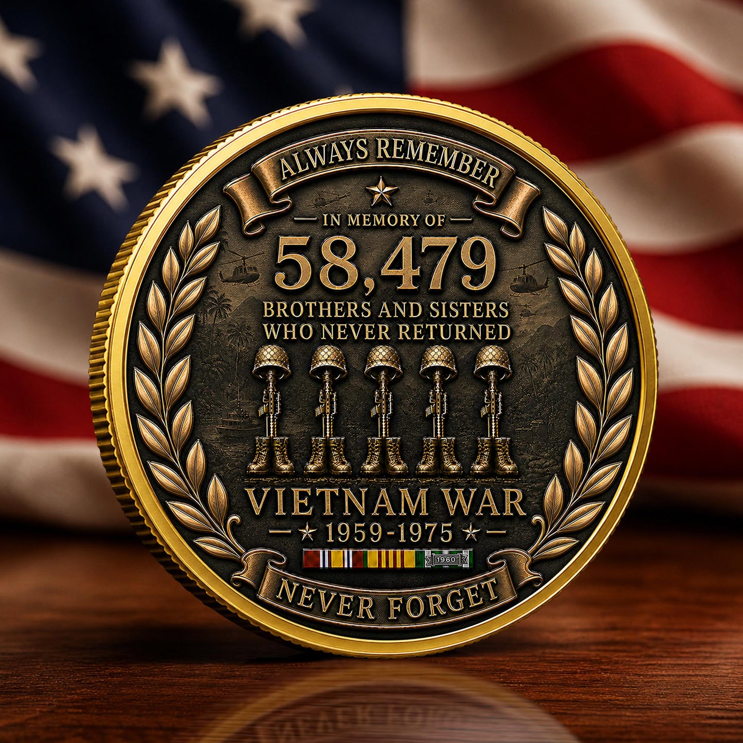 🔥LAST DAY 49 % OFF🔥Vietnam Veteran America 250th Anniversary Commemorative Coin
