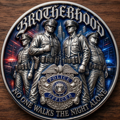 Police Brotherhood “Midnight Watch” Challenge Coin