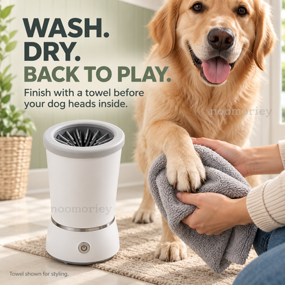 Automatic Dog Paw Cleaner, Electric Paw Washer for Dogs, Portable Pet Foot Cleaning Cup