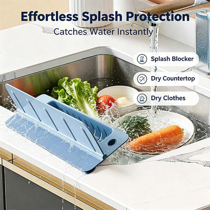 Kitchen Sink Splash Guard Water Guard for Washbasin Dining Room Dish Washing💦