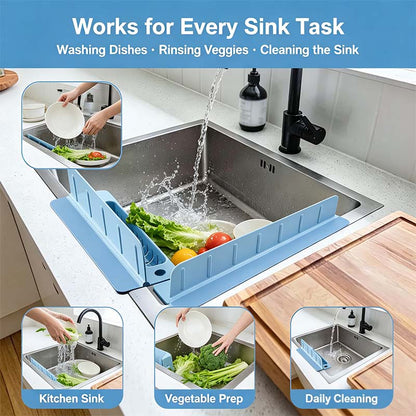 Kitchen Sink Splash Guard Water Guard for Washbasin Dining Room Dish Washing💦