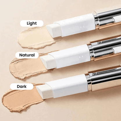Dual-Ended Color Matching Foundation Stick with Built-In Blending Brush🤍