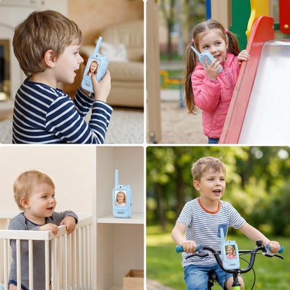 Kids Video Walkie Talkie Set (2-Pack) – Intercom with Camera & Screen