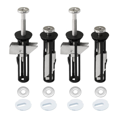 🎃Halloween Deal 50% OFF! 🔒 Universal Locking Toilet Seat Fixing Bolt – 304 Stainless Steel Quick-Lock Kit with 2 Washers