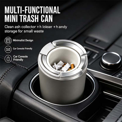 Rotating Sealed Lid Car Ashtray Odor Resistant Auto Cigarette Ashtray Fits Vehicle Cup Holder🌸 - image 10