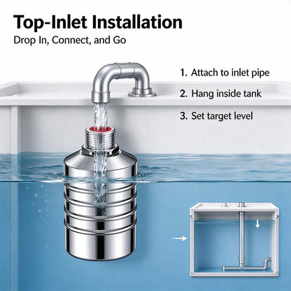 Automatic Water Level Control Float Valve, Top Inlet Water Shut Off Valve 💧✨