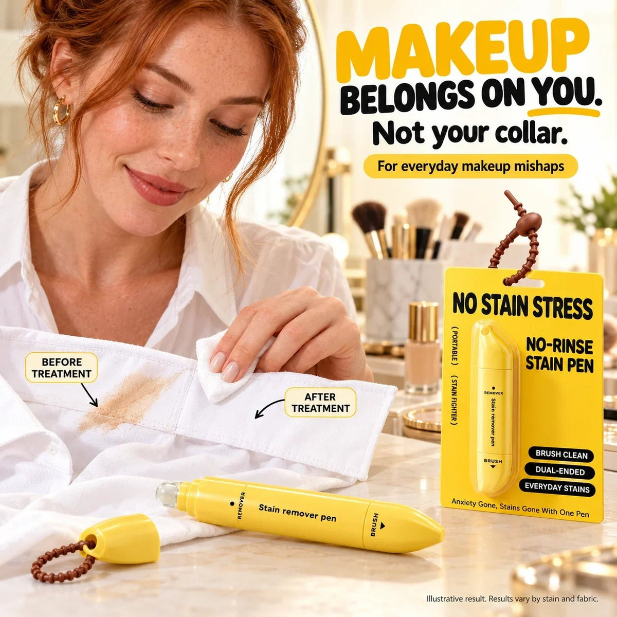 💧Portable Dual-Head Stain Remover Pen✏️