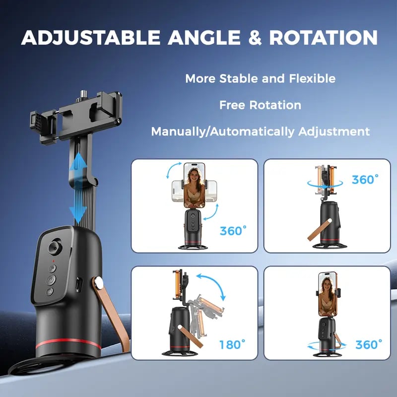 Auto Face Tracking Tripod for Smartphones & Cellphones