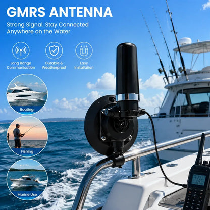 💯🔥 50% OFF - Universal GMRS Antenna Mount – Heavy-Duty Radio Antenna Bracket for Cars, SUVs, Trucks, Off-Road Vehicles & Boats