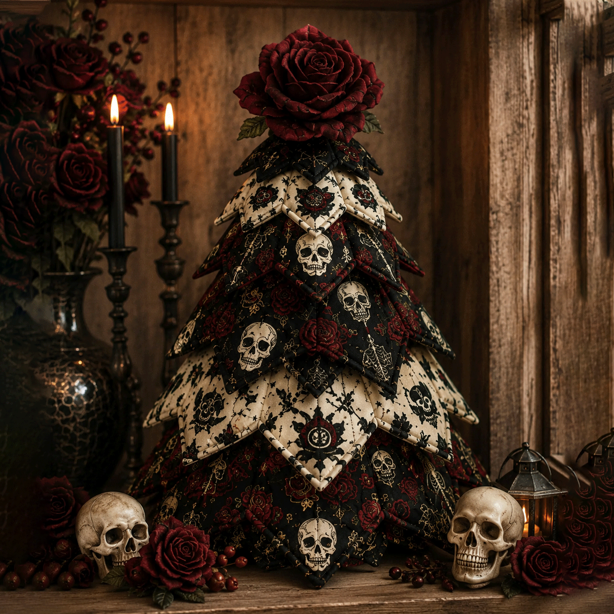 🔥HOT SALES 49% OFF - 🎃 DIY Halloween Quilted Fabric Tree Kit(📦Buy 2 Free Shipping)
