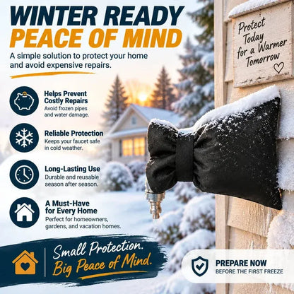 🔥Black Friday Deal❄️ Outdoor Faucet Cover | Winter Freeze Protection Insulated Spigot Protector
